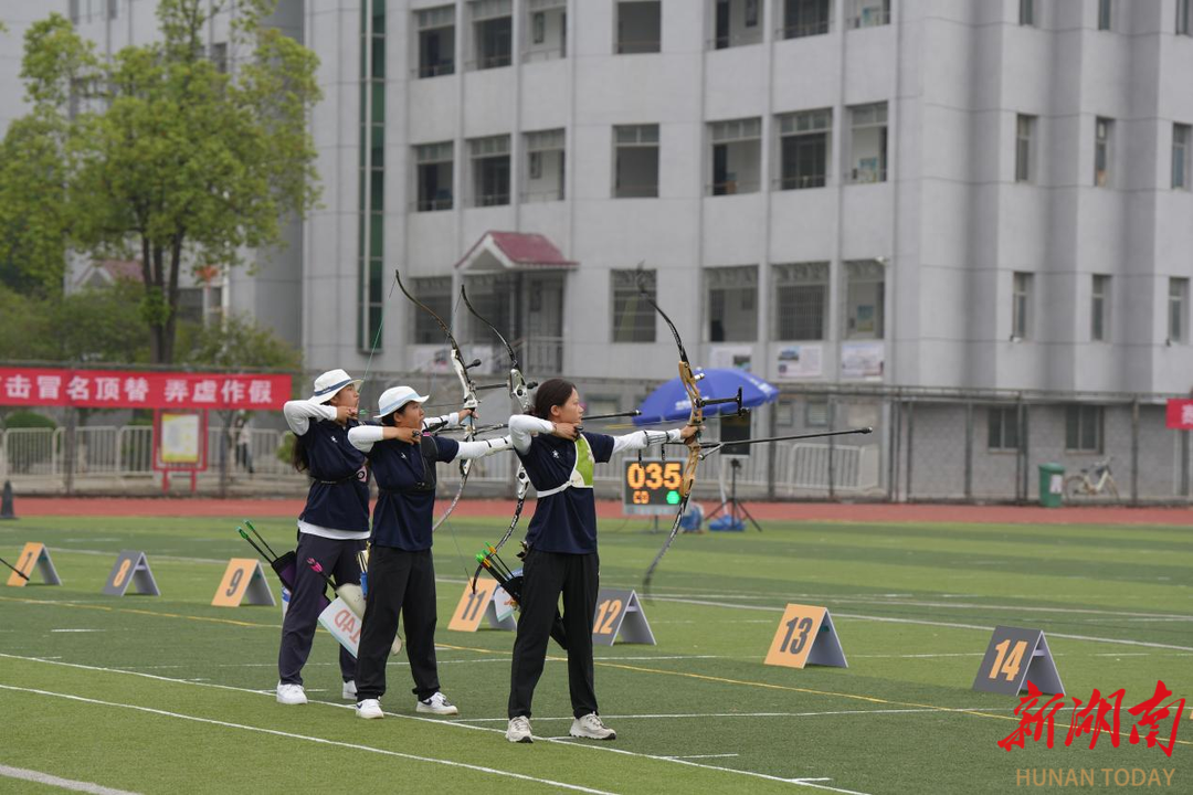 省青少年射箭锦标赛在大通湖区开赛(图1)