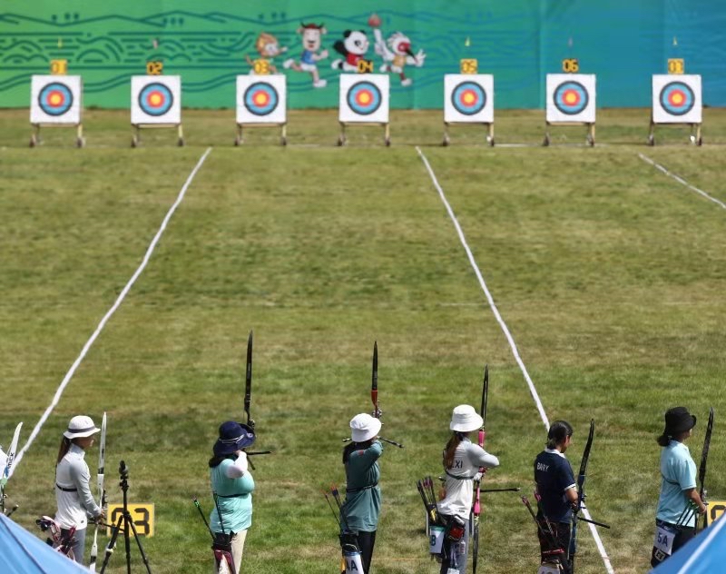 残特奥会旱地冰壶项目在广州开赛