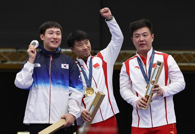 巴黎奥运射击射箭最终金牌榜射击中国领先韩国射箭韩国包揽(图4)