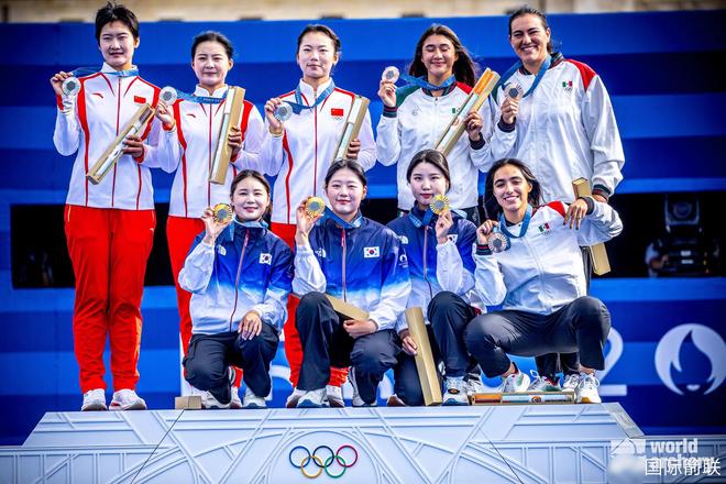 巴黎奥运射击射箭最终金牌榜射击中国领先韩国射箭韩国包揽(图7)