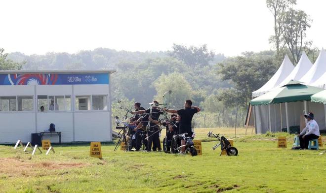 青龙湖射箭场馆中心举行全要素测试演练(图1)